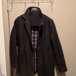 Brooks Brothers Black Jacket with Plaid Lining